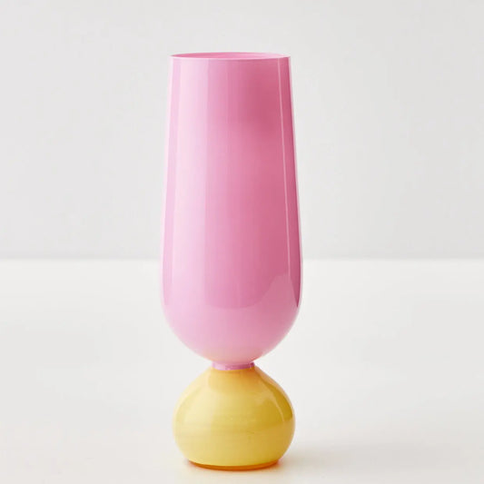 Aden Cocktail Glass Pink - GigiandTom