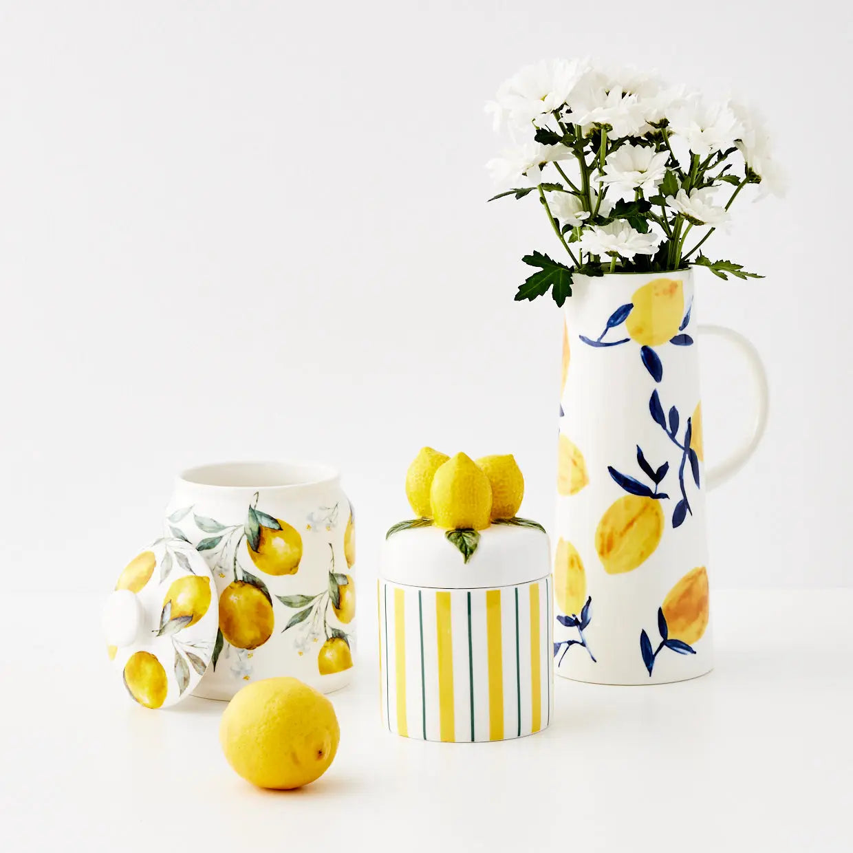 Lemon Ceramic Canister - GigiandTom