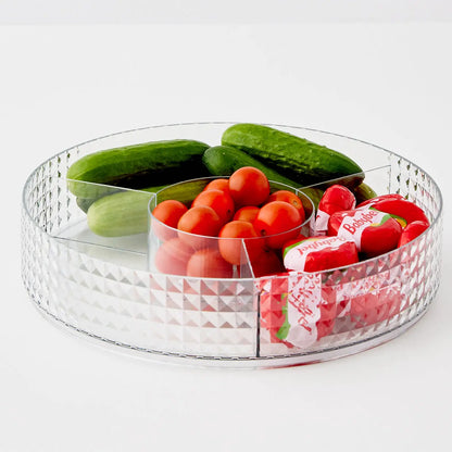 Round Stackable Storage Container Clear - GigiandTom