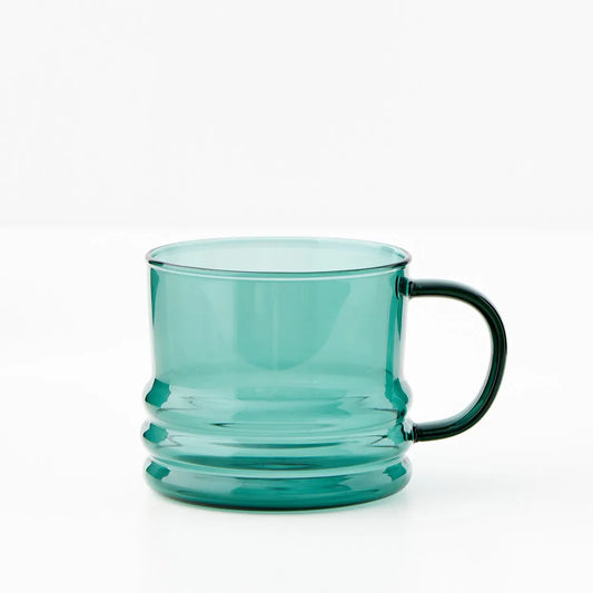 Stack Glass Coffee Cup Green - GigiandTom