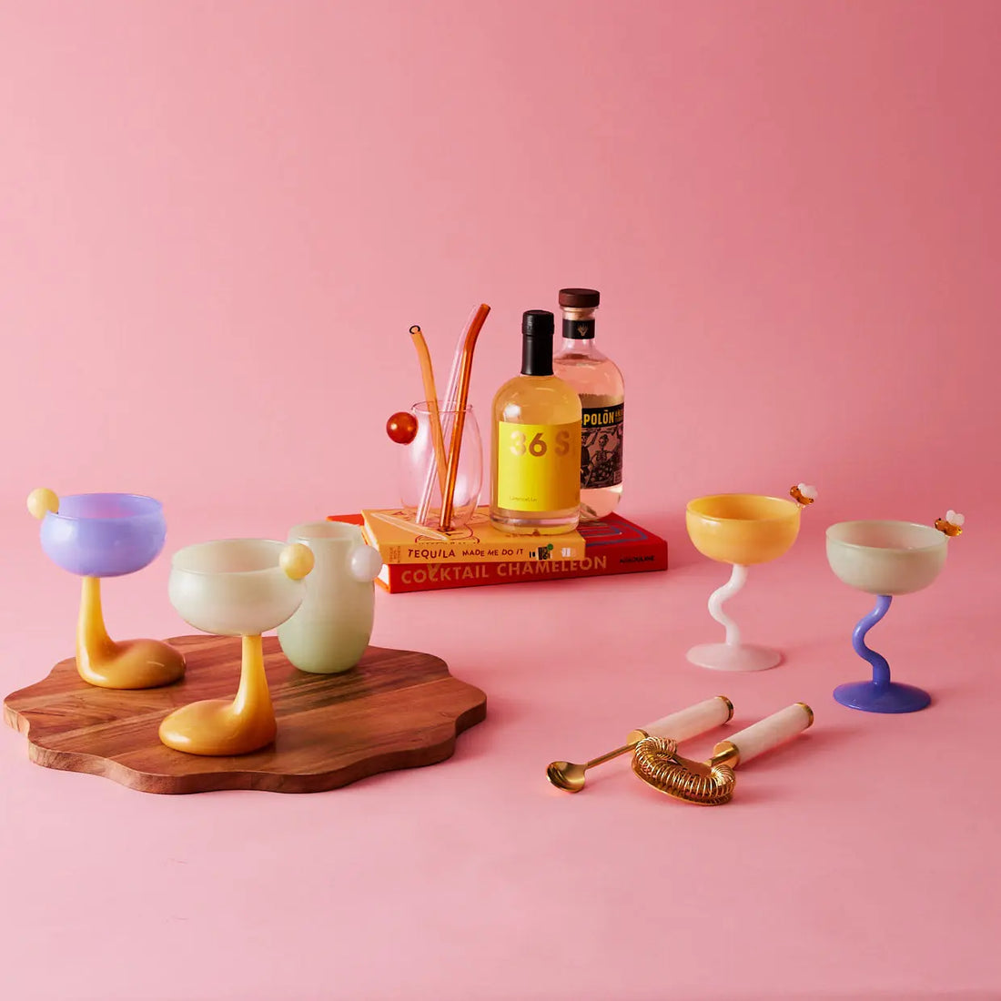 Ring in Spring with Celebratory Cocktailware