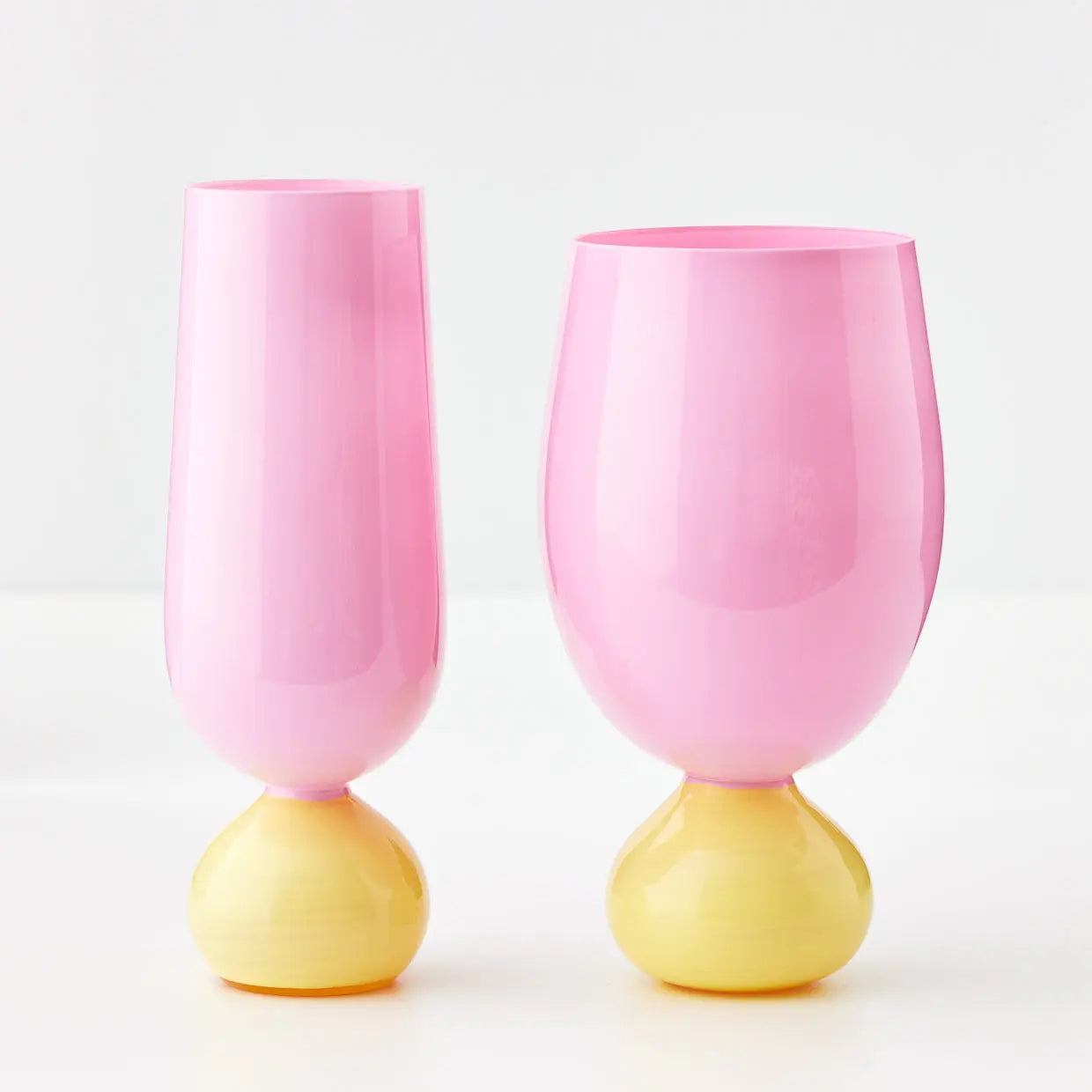 Aden Wine Glass Pink - GigiandTom