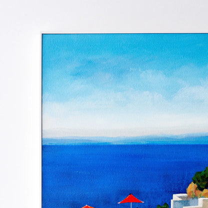 Aegean Dreams Framed Wall Art Painting - GigiandTom