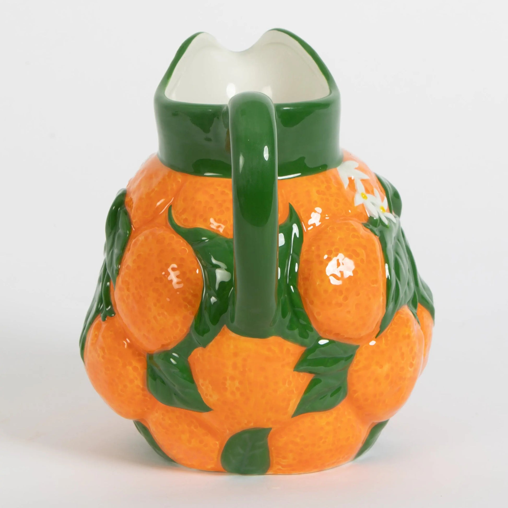 Amalfi Orange Ceramic Jug - GigiandTom