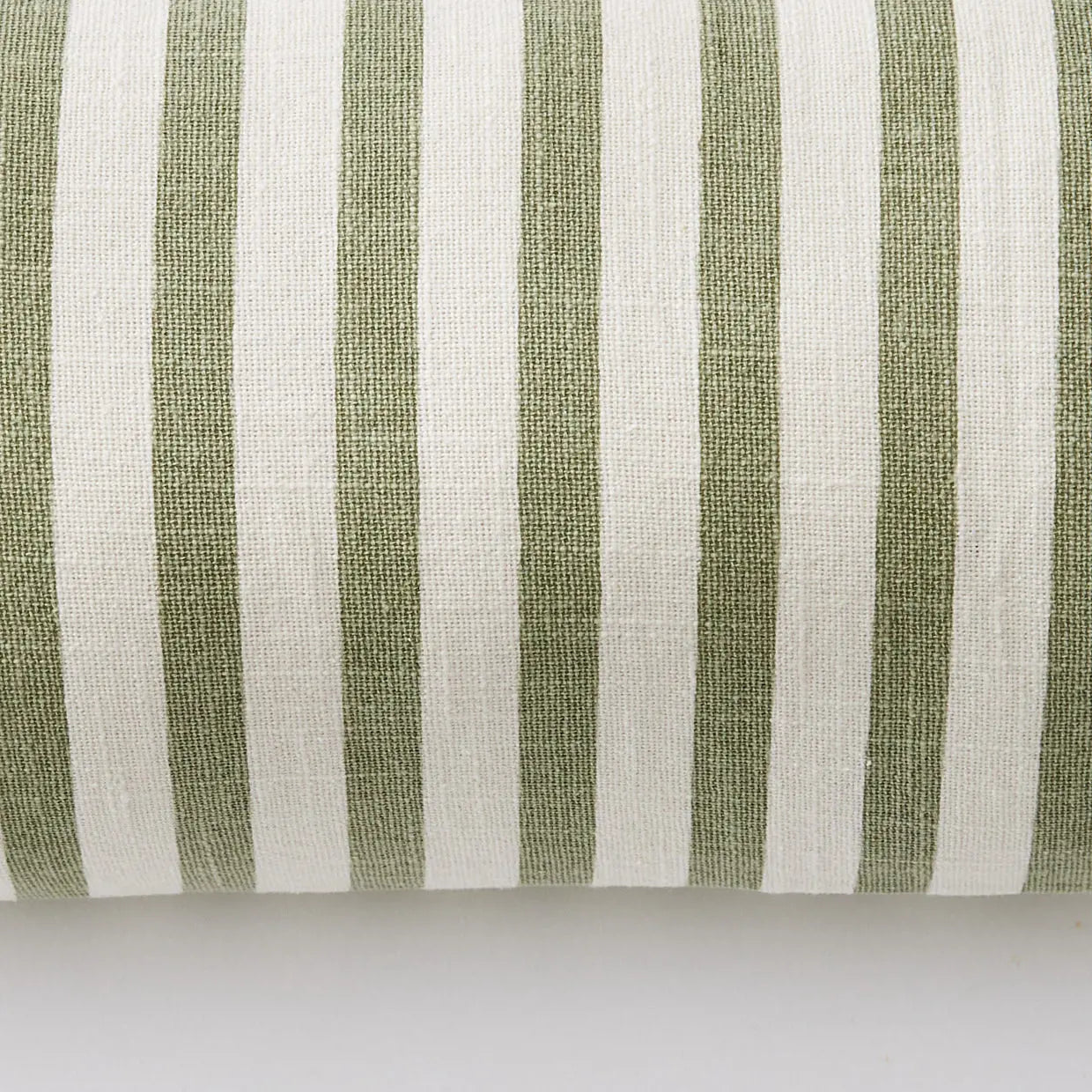 Avoca Cotton Bolster Cushion Sage - GigiandTom