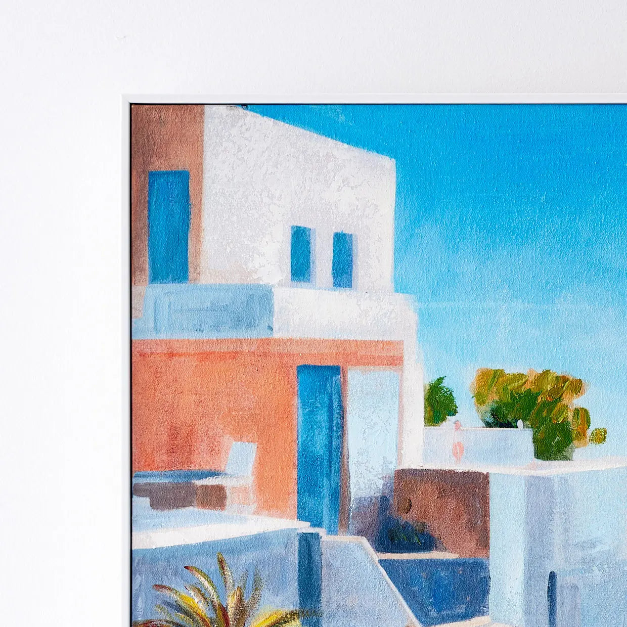 Azur Days Framed Wall Art Painting - GigiandTom