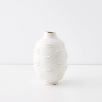 Baci Ceramic Vase White - GigiandTom