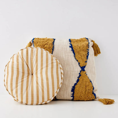 Boho Cotton Cushion with Insert Nude/Beige - GigiandTom