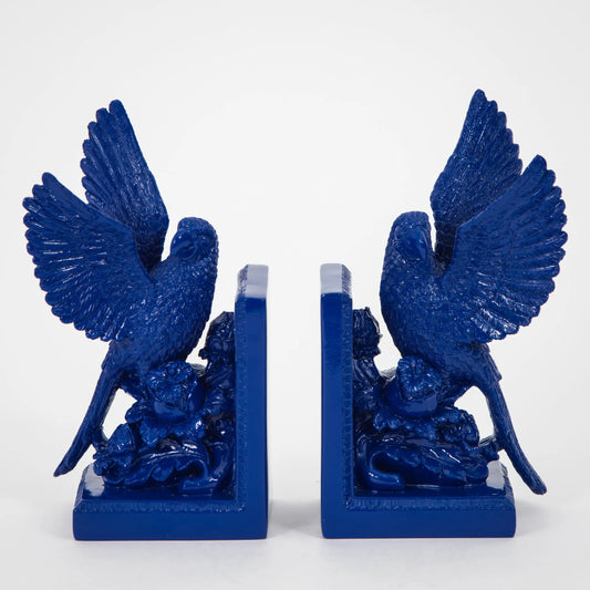 Blue Bird Resin Bookends - GigiandTom