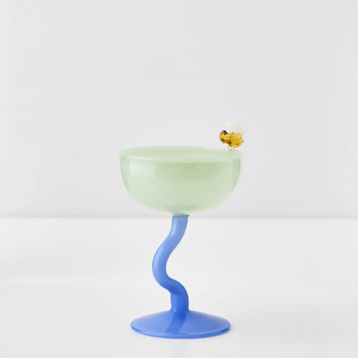 Bumble Cocktail Glass Green/Blue - GigiandTom