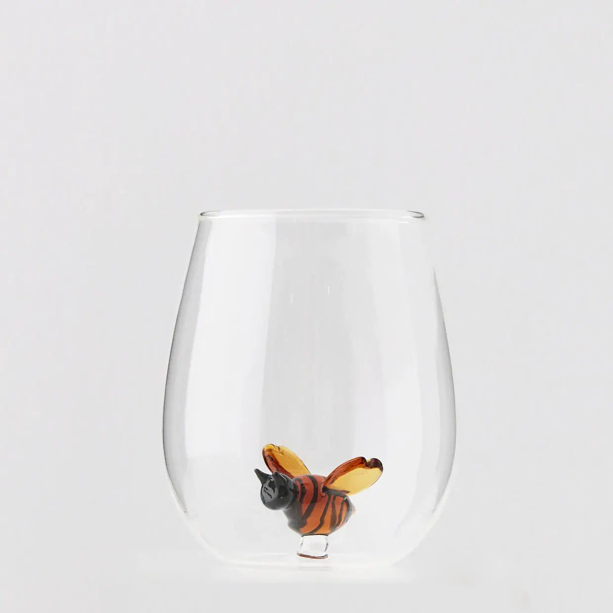 Bumble Bee Tumbler Clear - GigiandTom