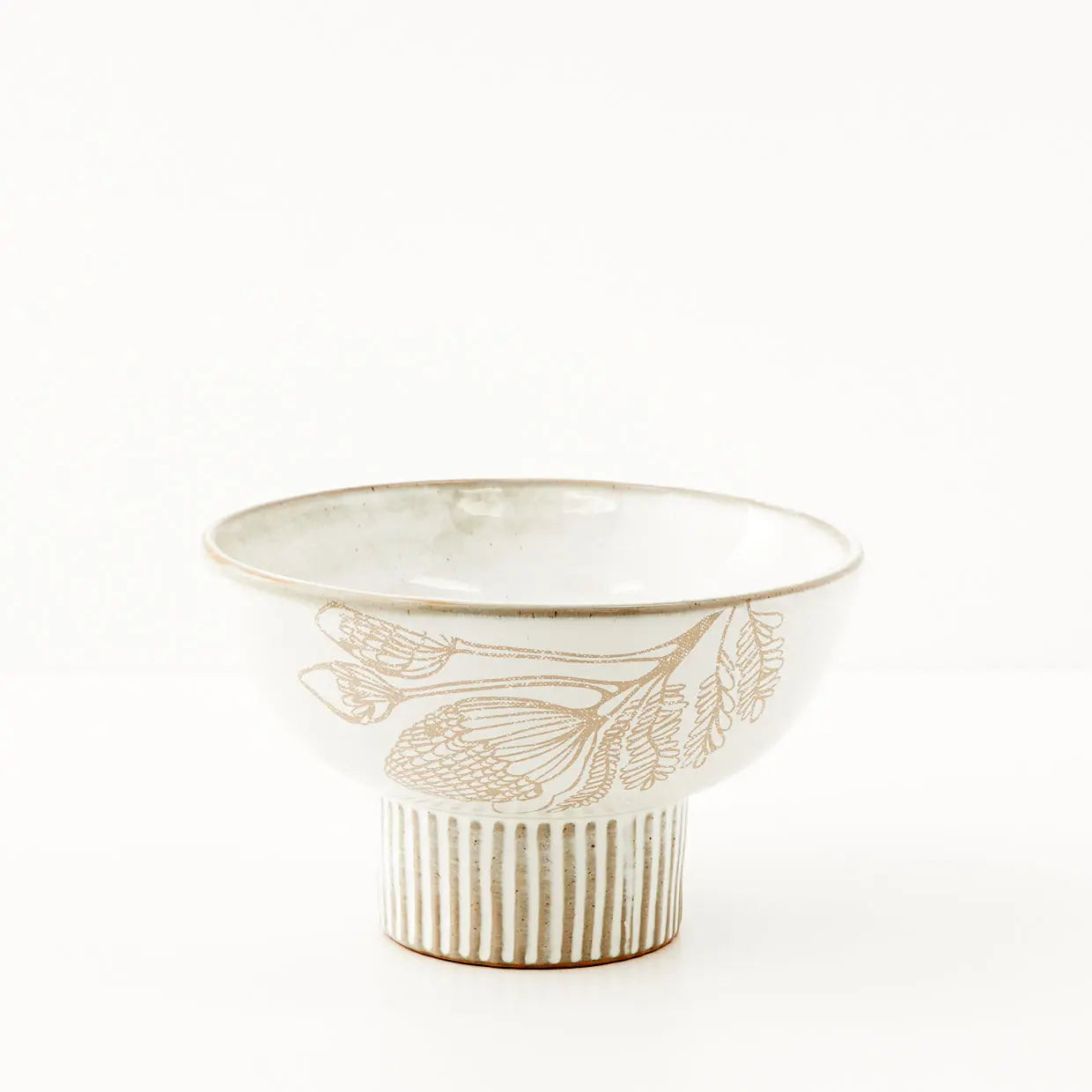 Ceramic Footed Bowl - GigiandTom