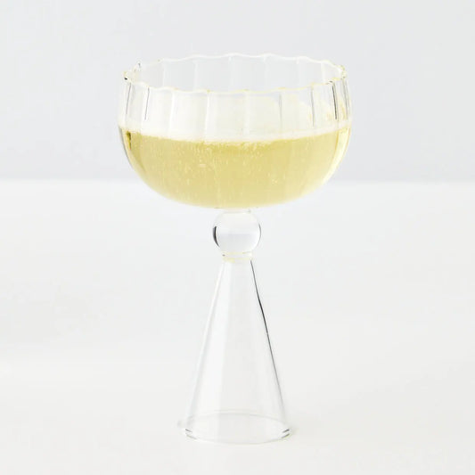 Champagne Coupe Glass Clear - GigiandTom