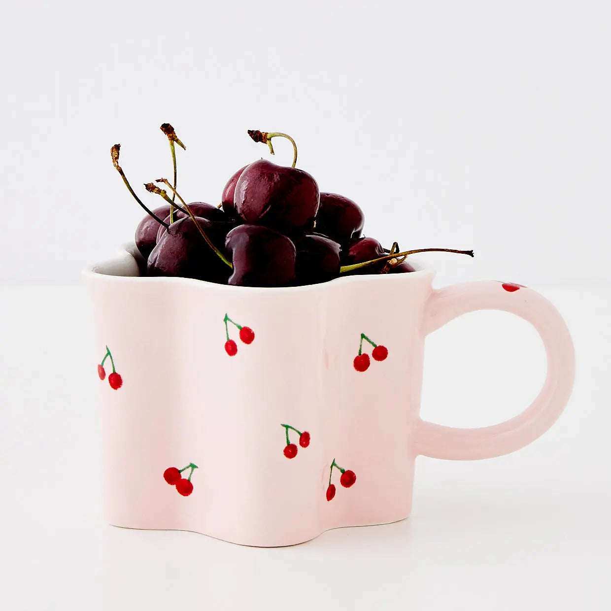 Cherry Ceramic Mug Pink - GigiandTom