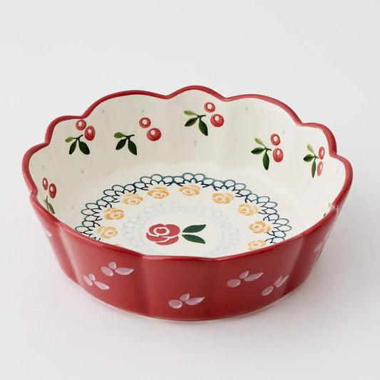 Cherry Pie Ceramic Serving Bowl - GigiandTom