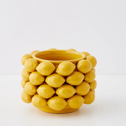 Citron Lemon Ceramic Vase - GigiandTom