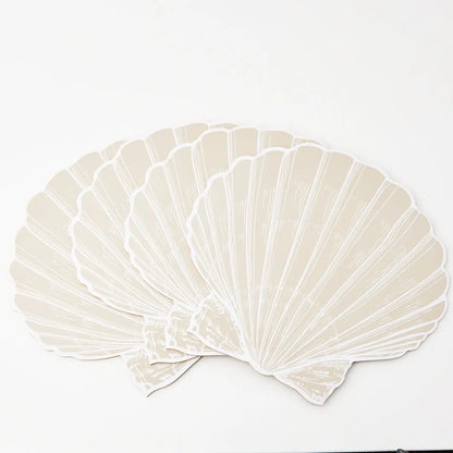 Clam Shell Placemat Set of 4 Natural - GigiandTom