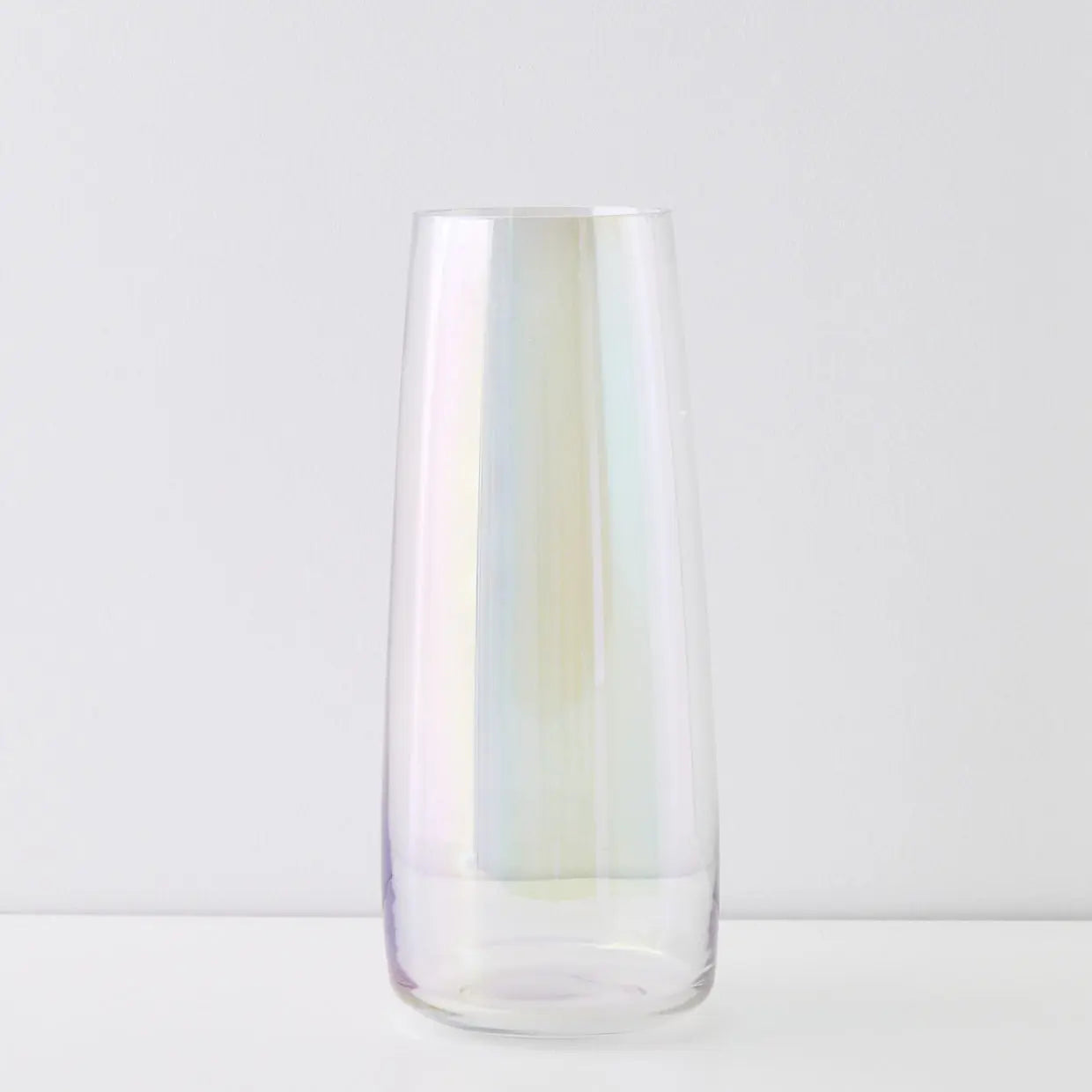 Column Iridescent Coloured Glass Vase - GigiandTom