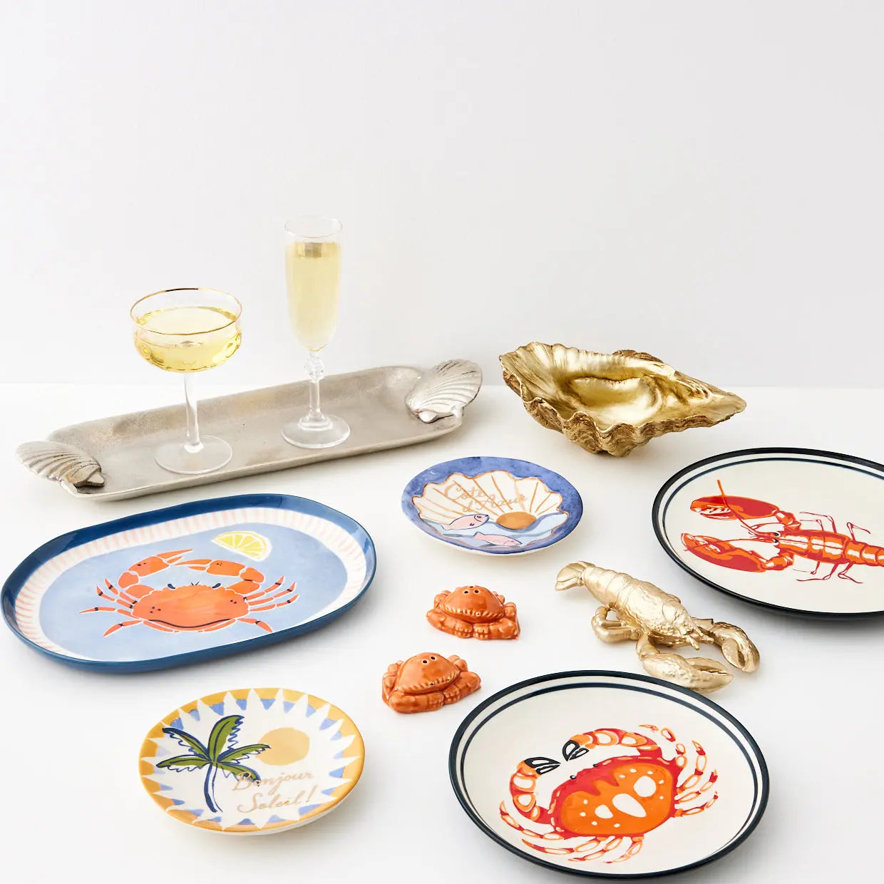 Crab Ceramic Side Plate - GigiandTom