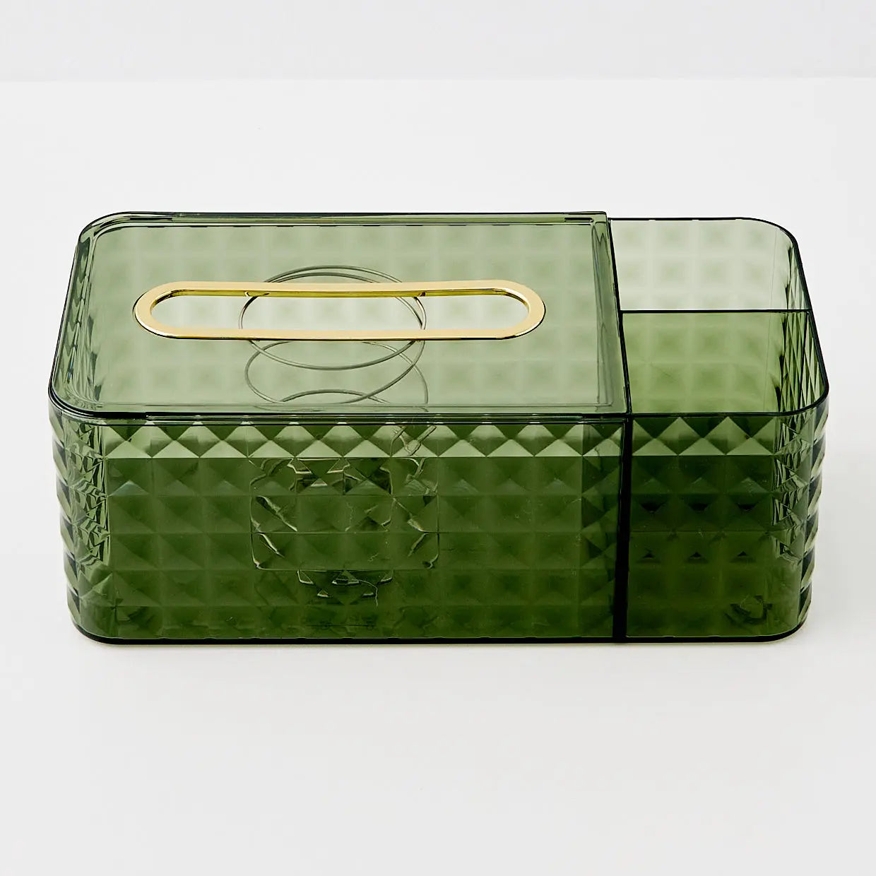 Acrylic Tissue Box Cover Green - GigiandTom