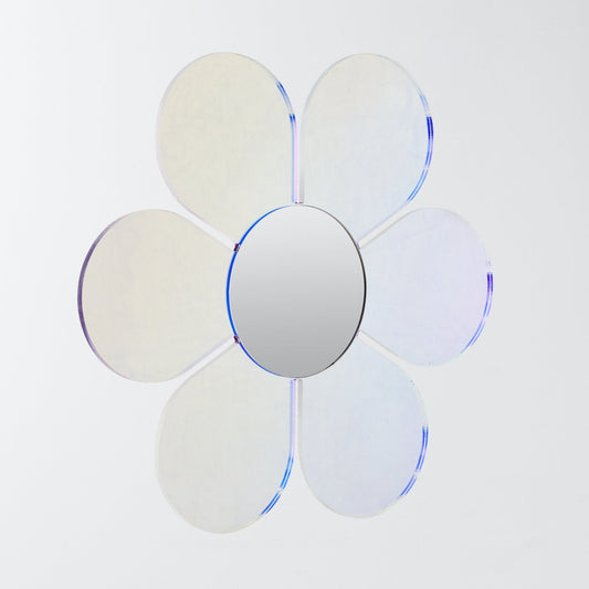 Daisy Acrylic Wall Mirror Iridescent - GigiandTom