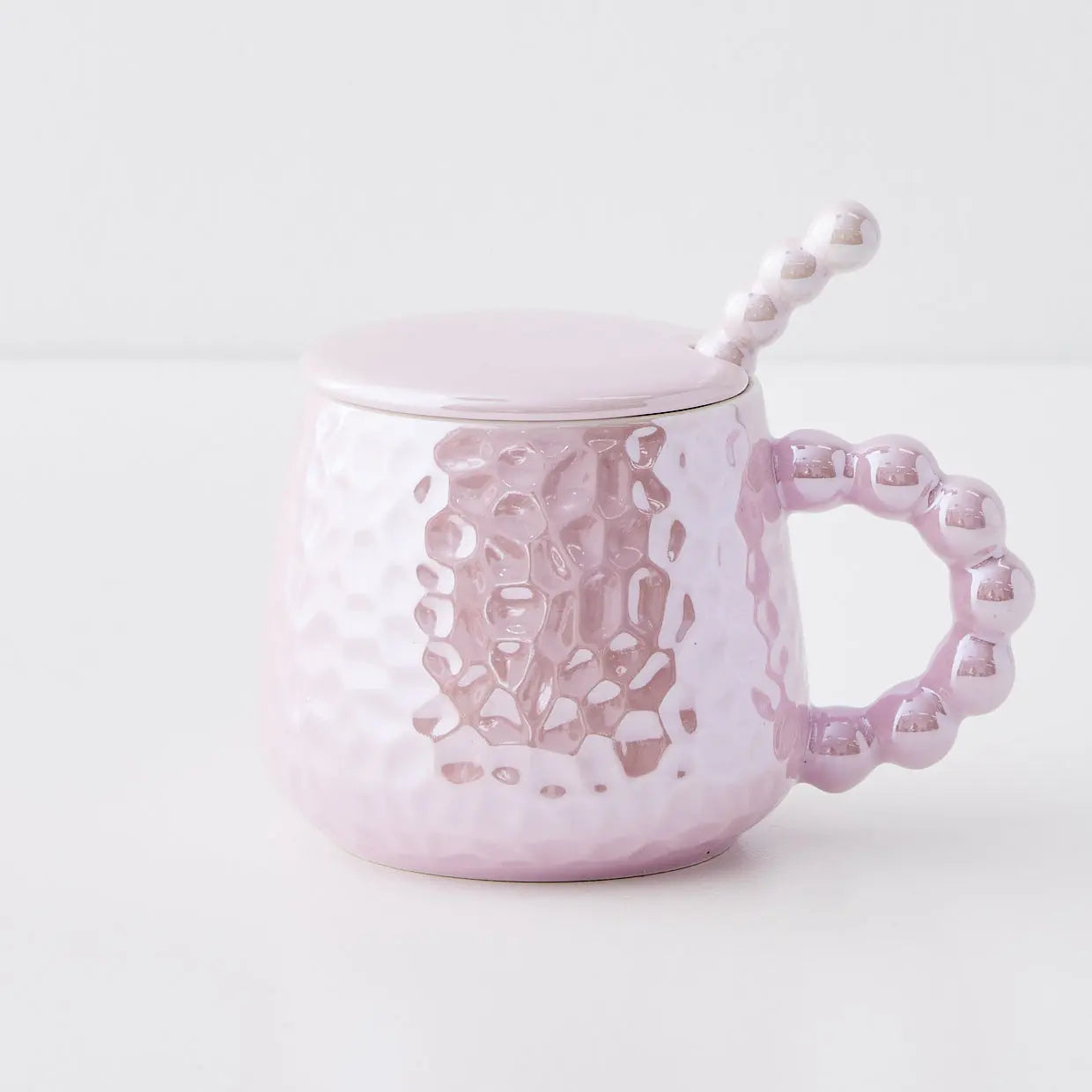 Dimple Ceramic Mug Set Purple - GigiandTom