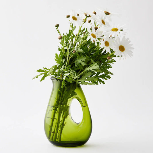 Eager Beaker Glass Jug Green - GigiandTom