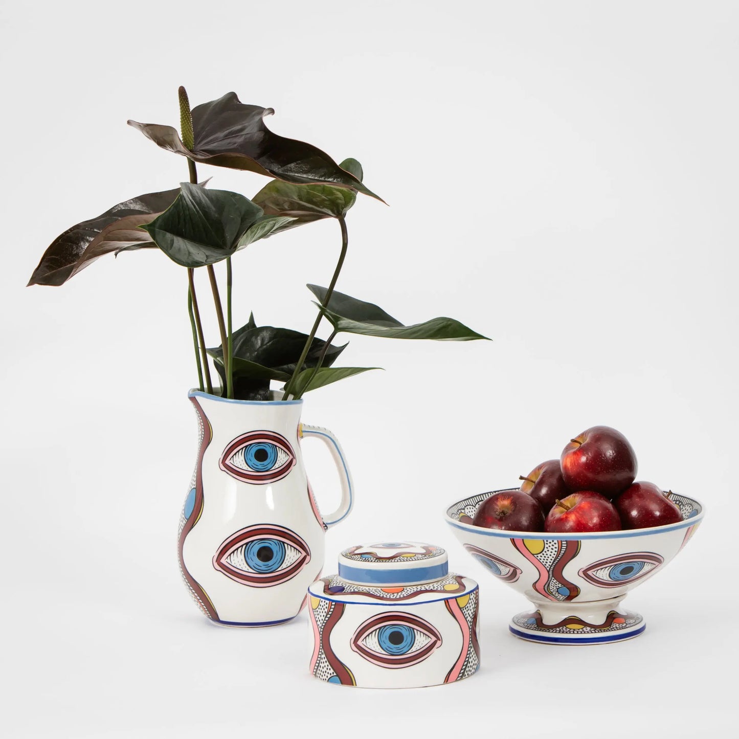 Evil Eye Ceramic Carafe - GigiandTom