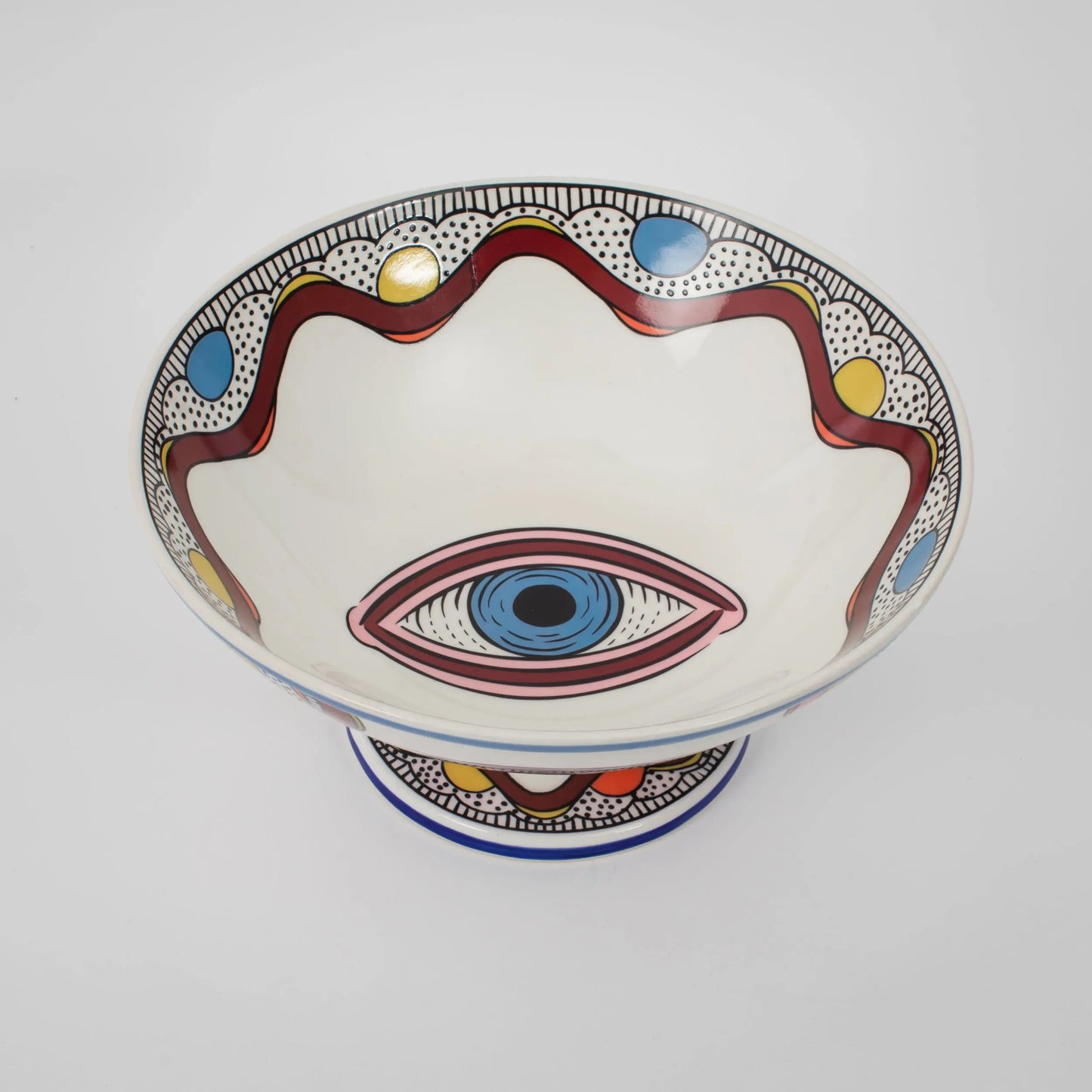 Evil Eye Ceramic Decorative Bowl - GigiandTom