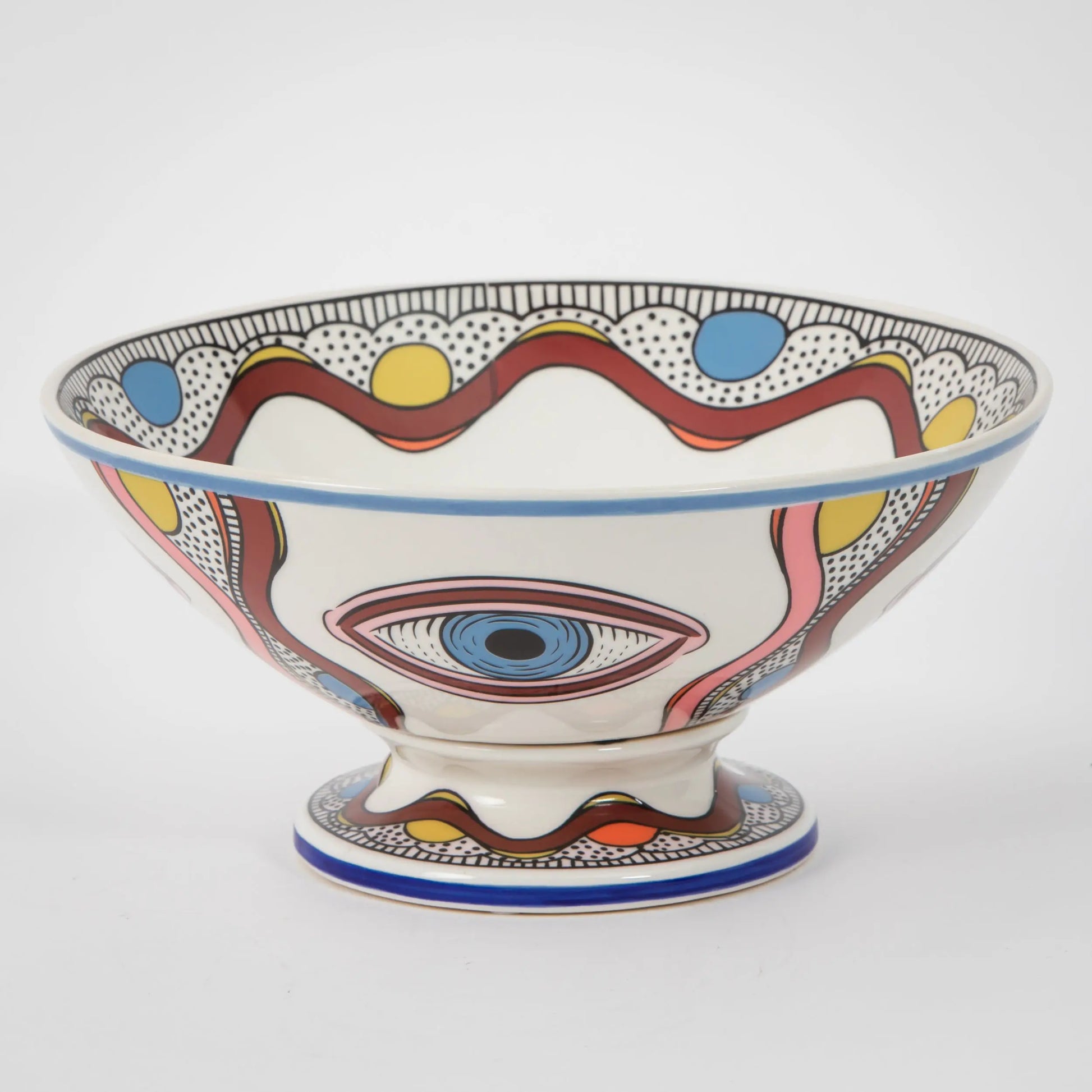 Evil Eye Ceramic Decorative Bowl - GigiandTom