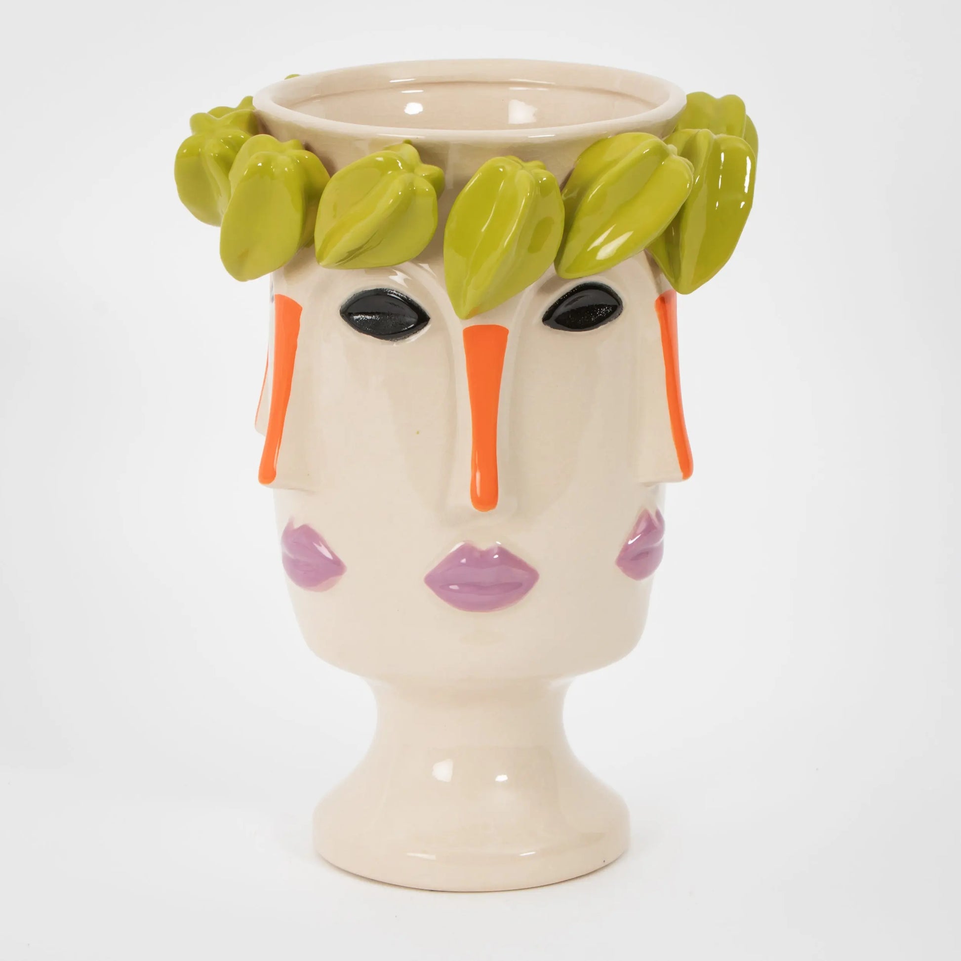 Face It Ceramic Vase - GigiandTom