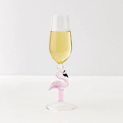 Flamingo Stem Champagne Coupe - GigiandTom