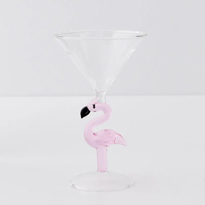 Flamingo Stem Cocktail Glass - GigiandTom