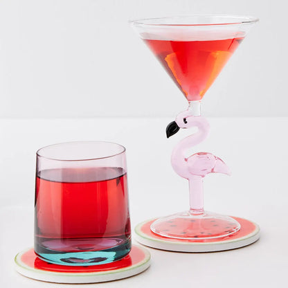 Flamingo Stem Cocktail Glass - GigiandTom