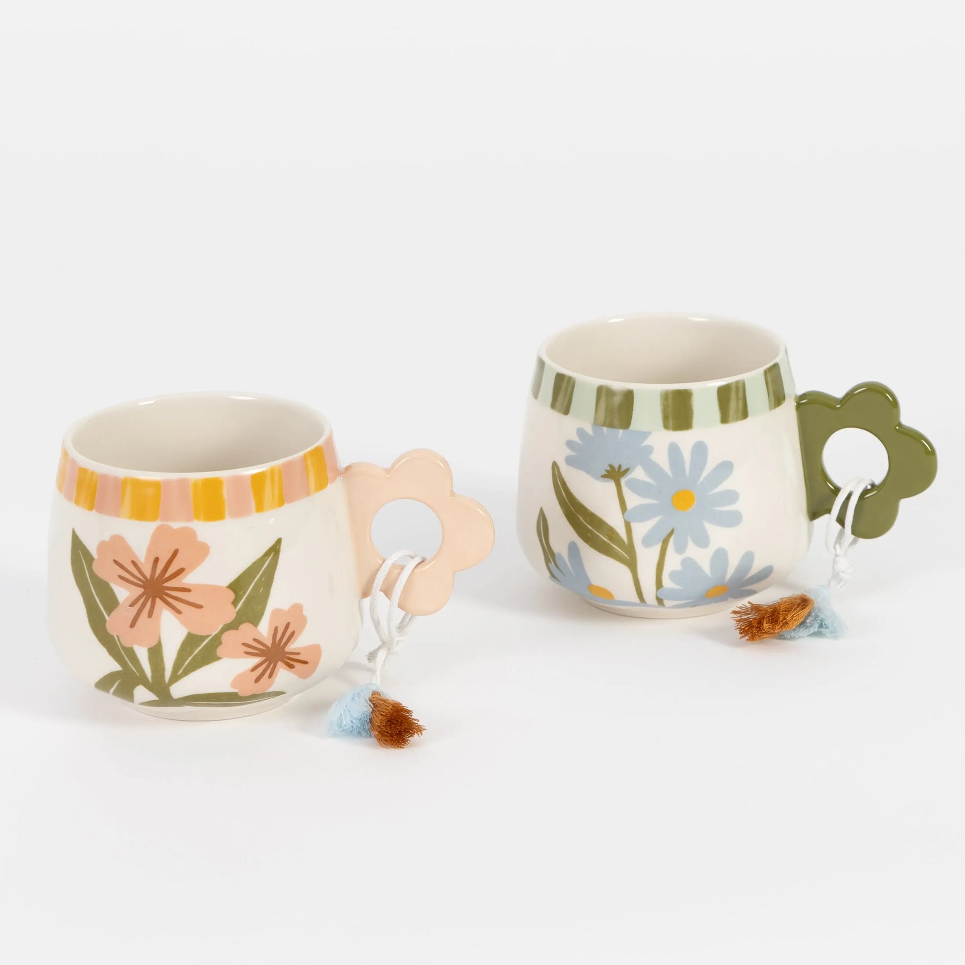 Fleur Ceramic Mug Set - GigiandTom