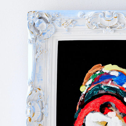 Girl Sans Pearl Framed Wall Art Painting - GigiandTom
