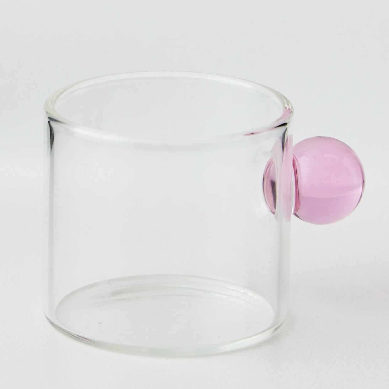 Glass Espresso Cup Pink - GigiandTom