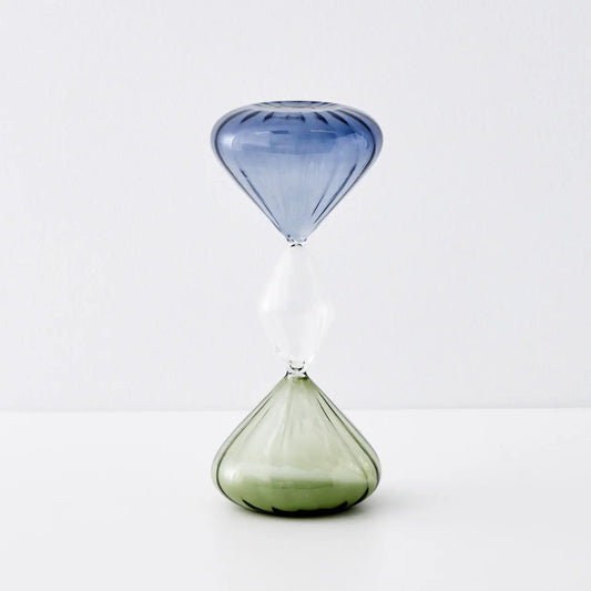 Neptune Hourglass Sand Timer Blue/Green - GigiandTom