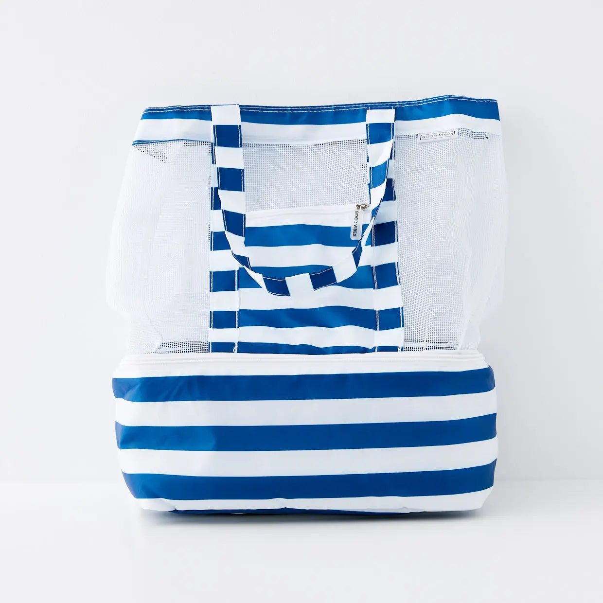 Hamptons Stripe Beach Outdoor Cooler Bag - GigiandTom