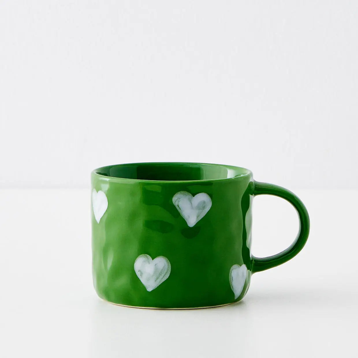 Heartfelt Ceramic Mug Green - GigiandTom