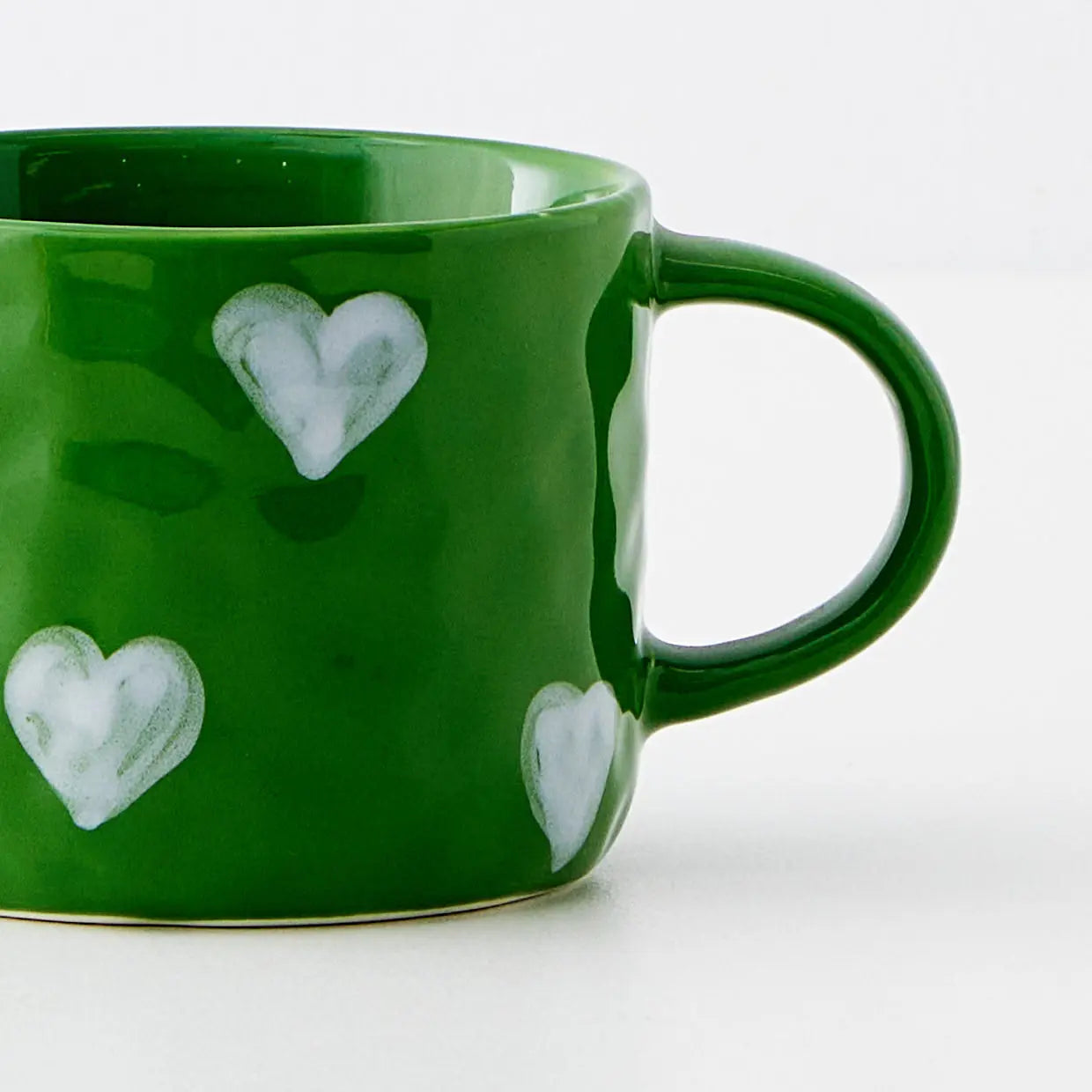 Heartfelt Ceramic Mug Green - GigiandTom