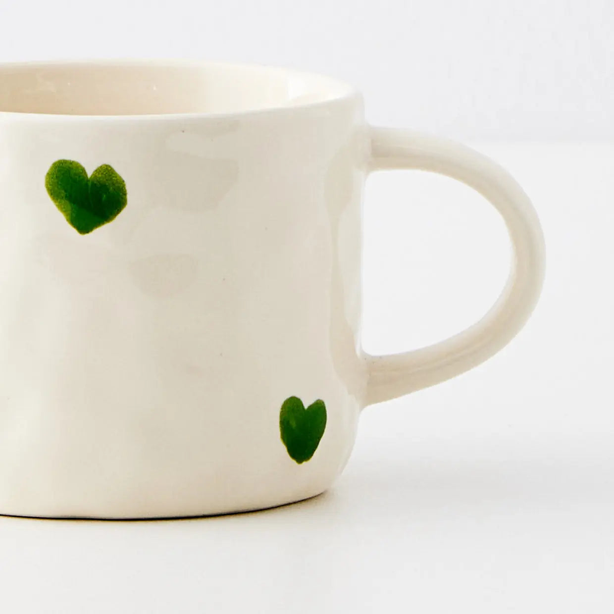 Heartfelt Ceramic Mug White - GigiandTom