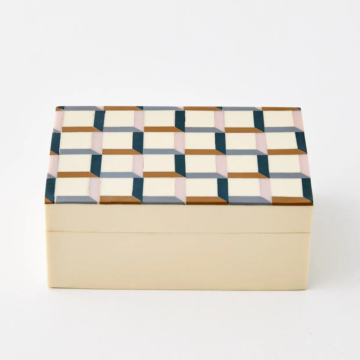 Interlock Resin Trinket Box - GigiandTom