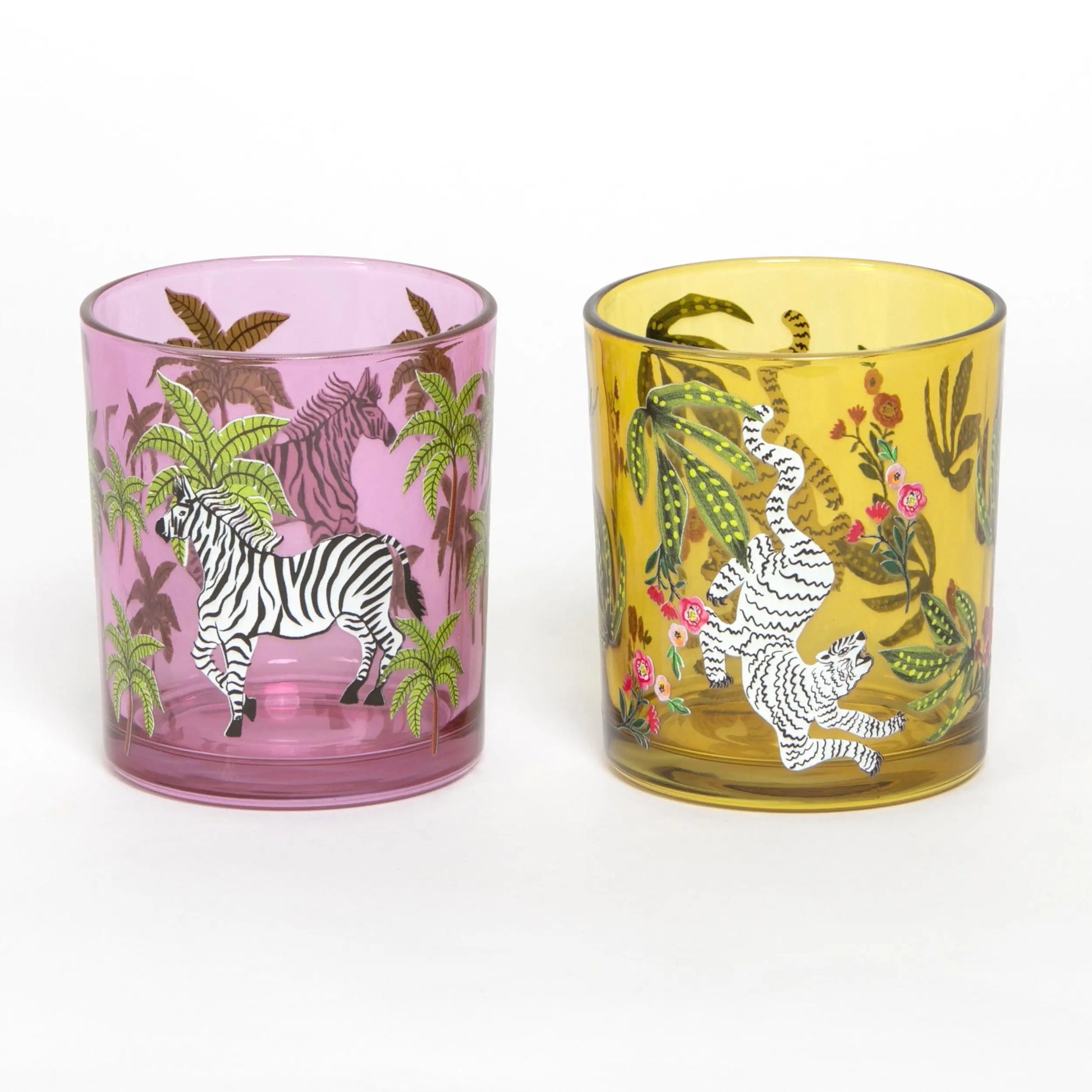 Jungle Rumble Assorted Drinking Tumblers Set of 4 - GigiandTom