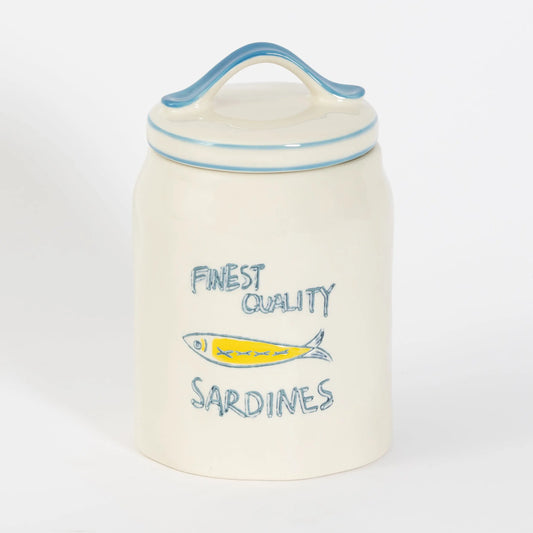 Les Sardines Ceramic Canister - GigiandTom