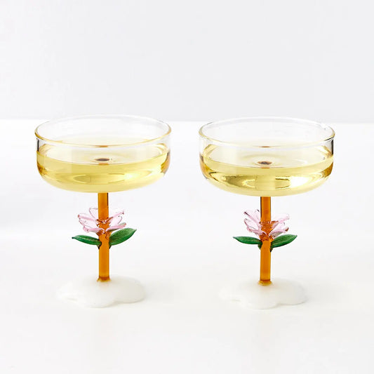 Lily Rose Champagne Glass Duo - GigiandTom