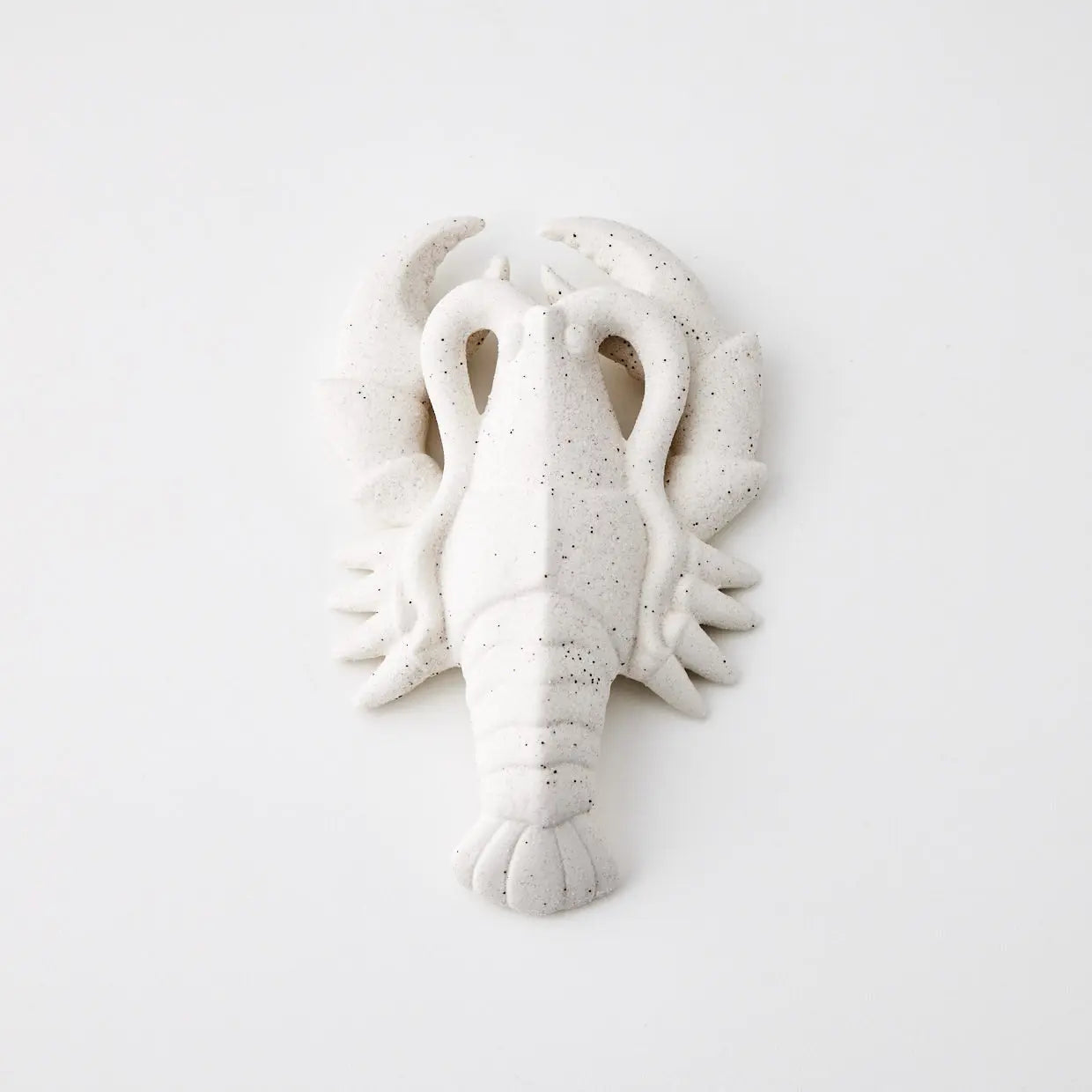 Lulu Lobster Ceramic Sculpture White - GigiandTom