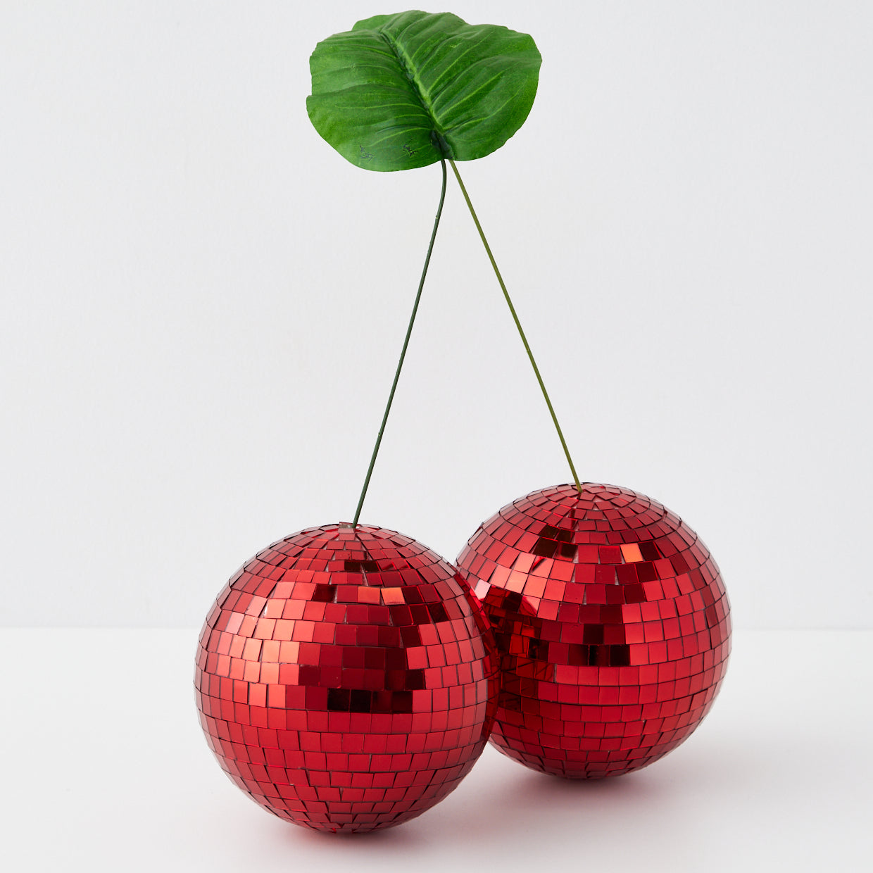 Mirrored Cherry Sculpture Red - GigiandTom