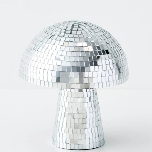 GigiandTom Mirrored Mushroom Sculpture Silver