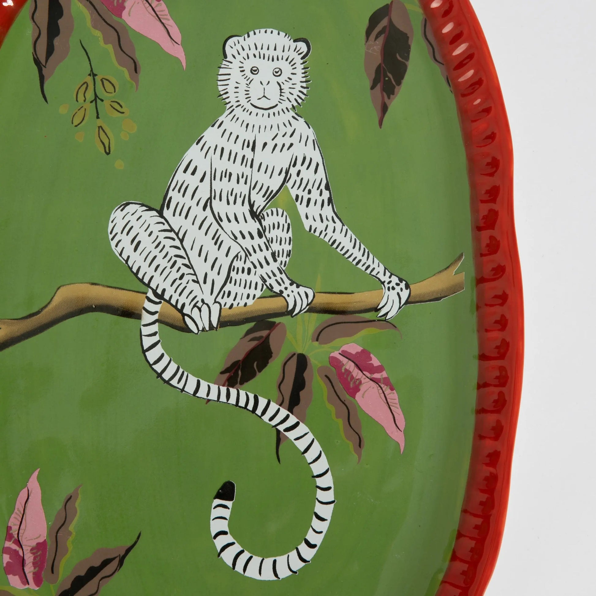 Monkey Mischief Ceramic Serving Platter - GigiandTom